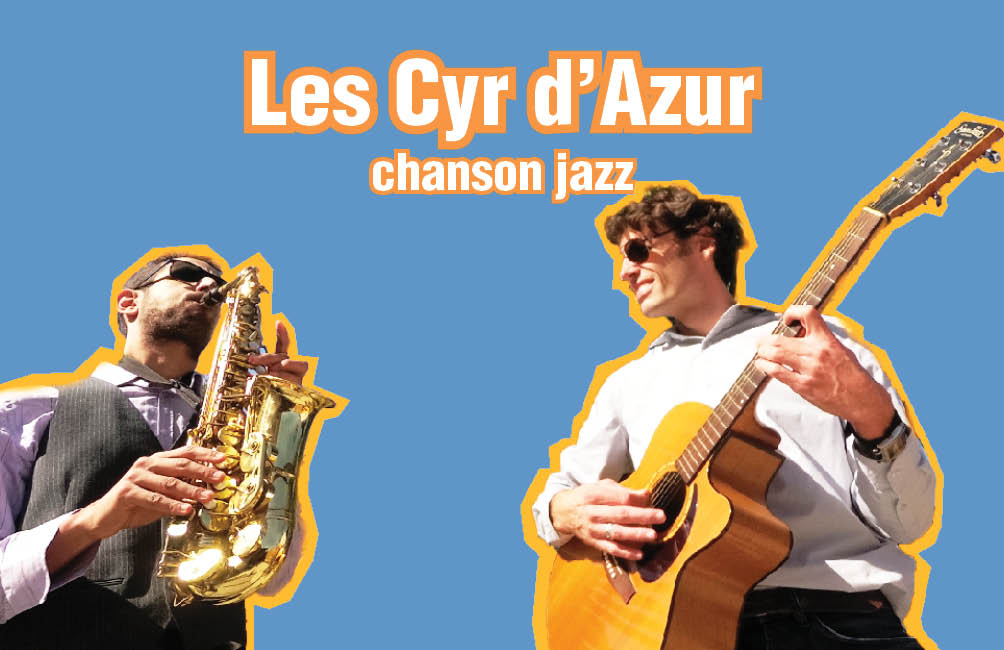 1 chanteur et 1 sax de standards jazz